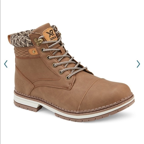 NWT Mens Xray Ruslan brown warm workbook hiking walking boot size 13 - Picture 1 of 11